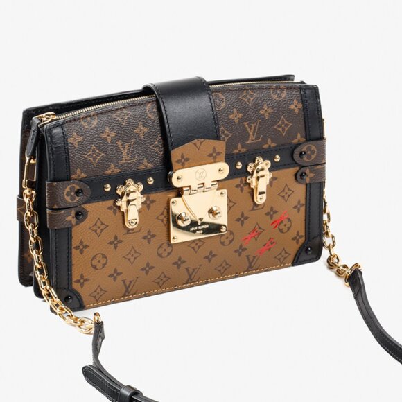 Louis Vuitton Reverse Monogram Canvas Trunk Clutch Bag - Picture 1 of 12